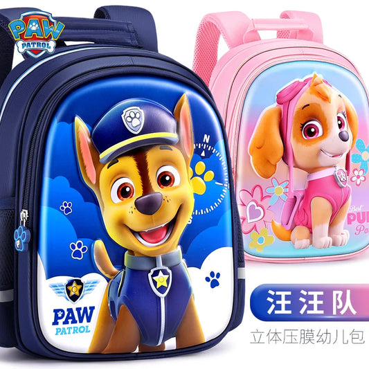 Kids Cartoon Dog Backpack 12.2 in (31 cm) Preschool School Bag for Boys and Girls Cute Kindergarten Zipper Backpack