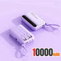 120W Portable Power Bank — 4-in-1 Built-In Cables & LED Digital Display, 10,000/30,000/50,000 mAh, PD 20W