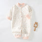 Bodysuit & One Pieces for Boys Girls Newborn Rompers Solid Color 100 Cotton 0-24M Long Sleeve Loungewear Outfit Thin Cute Design