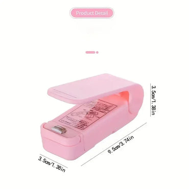 Portable Mini Heat Bag Sealer - Handheld Food Bag Sealing Machine for Plastic & Thermal Bags