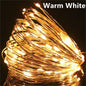 USB Copper Wire Fairy Lights 20m (65ft) 200 LED Outdoor String Lights – USB 5V Warm White & Multi-Color