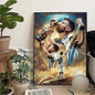 Classic, Sports - Rionel Messi - Football, Wall Art, Canvas Print Poster, Home Living Room Bedroom Decor, Stadium Wall Art