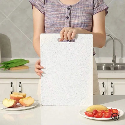 Marble Texture PP Antibacterial Cutting Board – Dishwasher Safe Vegetable Chopping Board