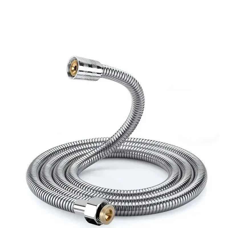 2M (6.6 ft) Stainless Steel Shower Hose Extension – Bathroom Water Pipe