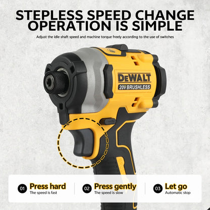 20V Cordless Brushless Electric Screwdriver — High Torque Rechargeable Lithium Driver (Bare Tool)