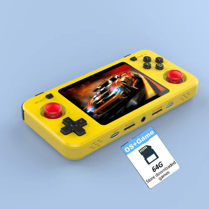 Retro Handheld Gaming Console - Open-Source Linux, 3.5-inch (8.9 cm) IPS Screen, 64GB, 15,000+ Classic Games, Portable