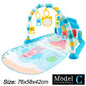 Baby Fitness Play Gym with Music & Piano Mat