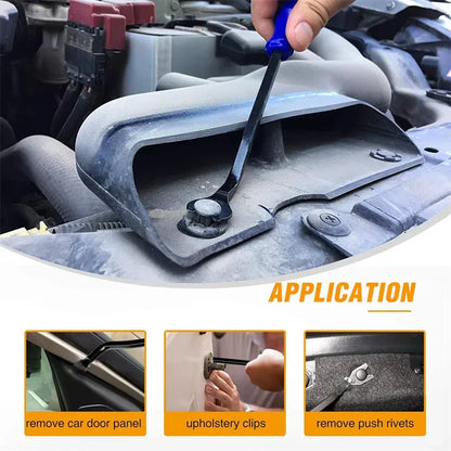 5-Piece Car Panel Trim Removal Tool Kit – Plastic Pry Tools & Claw Nail Remover for Interior Trim, Molding, Dashboard