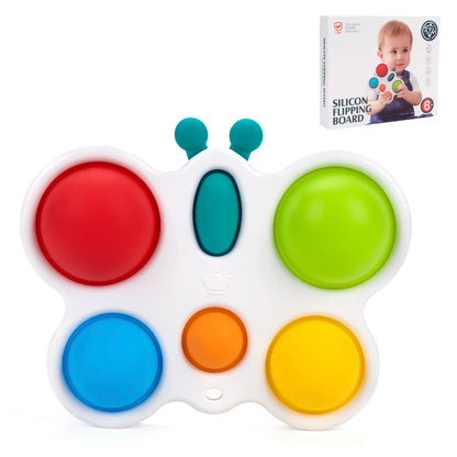 Baby Finger Toys Infant Montessori Colorful Sensory Toys Anti Stress Relief Toys Early Education Intensive Training Fidget Toys