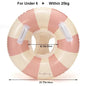 Kids Inflatable Swim Ring Float Pants – Retro Striped Pool Tube Seat for Ages 3-6
