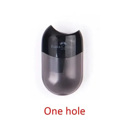 Double and Single Hole Transparent Pencil Sharpener - Creative School Stationery for Kids & Students