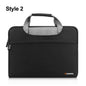 Laptop Briefcase Crossbody Bag for 13–14 in (35.5×26.5×3 cm) & 14–16 in (40×29.5×3 cm) Laptops — Slim Water-Resistant Sleeve with Shoulder Strap