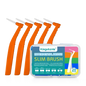 Kingubznis 20pcs  Interdental Brush For Dental Orthodontics Clean Between Teeth Cleaning Tools Soft Mini Brush With Dust Cover
