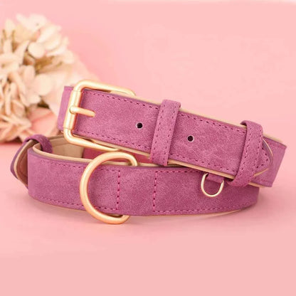 Premium Leather Dog Collar for Style and Durability