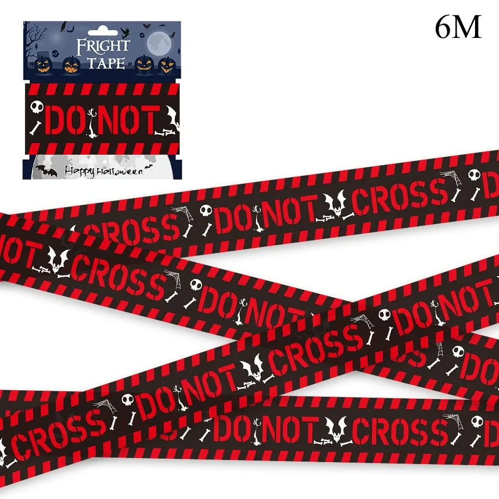 Halloween Caution Tape Warning Decoration
