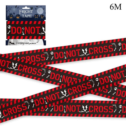 Halloween Caution Tape Warning Decoration