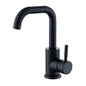 304 Stainless Steel Bathroom Basin Faucet Single Lever Mixer Tap 360° Swivel Hot & Cold Sink Faucet