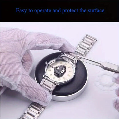 Watch Repair Kit – Rubber Air Blower, Protector Pads, Needle Tool & Cleaning Brush for Watch Care