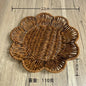 Imitation Rattan Fruit Basket Sundry Storage Basket Hand-Woven Storage Box Home Storage Supplies Tabletop Display Rattan Basket