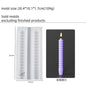 Geometric Spiral Silicone Candle Mold - Twisted Rod DIY Candle Maker (20.5 x 9.7 x 1.7 cm / 8.07 x 3.82 x 0.67 in)
