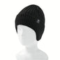Winter warm woolen hat for middle-aged and elderly people, men's one-piece snowflake ear protection, thickened knitted hat for a