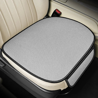 Breathable Summer Car Seat Covers - Cool Fabric 3-Piece Front & Rear Cushion Set