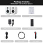 Bookshelf Active Studio Speakers 3" (7.6 cm) Bluetooth 5.3 USB DAC Hi-Res HiFi 2.0 with Subwoofer Output for TV & PC