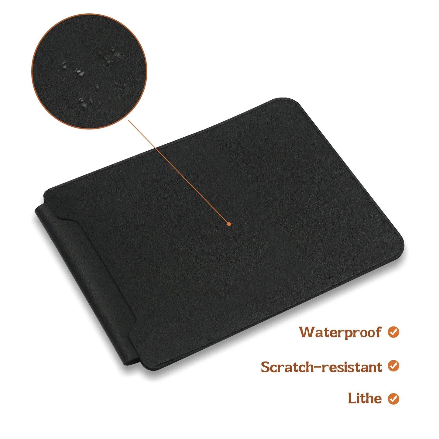 PU Laptop Sleeve 11–16 Inch — Slim Protective Notebook Case
