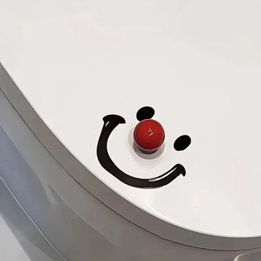 Dopamine Smile Ball Toilet Lid Lifter Handheld Round Toilet Seat Cover Opener PP Bathroom Accessory
