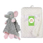 Personalized Newborn Baby Blanket with Name & Custom Stroller Gift Set