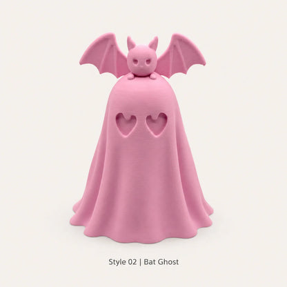 Pink Halloween Ghost Figurine - 7 Styles