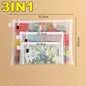 3/5/10-Pack Mesh Zipper Pouches – Waterproof Nylon Organizer Bags for Cosmetics, Toys & Documents