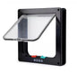 Pet Flap Door with 4-Way Security Lock — ABS Plastic Cat & Small Dog Door Kit
