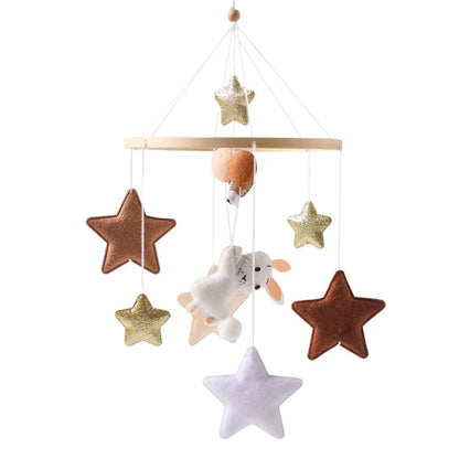 Baby Wooden Bed Bell Bracket Mobile Holder
