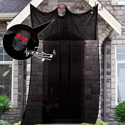 Large Hanging Ghost Halloween Decoration with Light Options