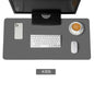 White XXL Gaming Mouse Pad Large Waterproof Non-Slip PU Suede Desk Mat for Keyboard & Mouse