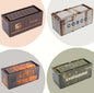 Mini Iron Storage Box Miniature Storage Iron Box Creative Decoration Collect Small Item Desktop Mini Container Model Xmas Gifts