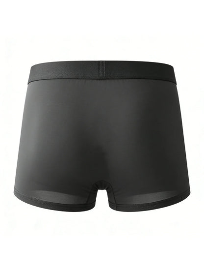 Men's Ice Silk Boxer Briefs - 4-Piece Pack