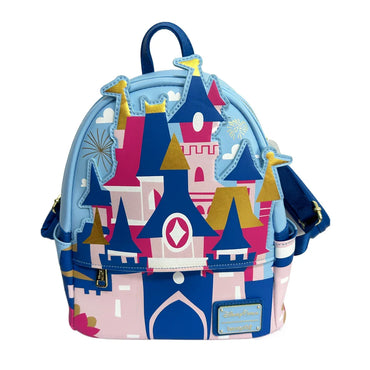 Cartoon Castle Anime Girls Mini Kids Backpack with Flowers – Cosplay Travel Schoolbag (10 x 9 x 4 in | 25 x 23 x 11 cm)