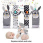4-Pack Baby Wrist Rattle Socks for Newborns 0-12 Months Unisex Infant Sensory Educational Toys
