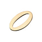 Golden Metal Door Number with Backing Adhesive 7*4cm House Number Apartment Door Number for Outdoor Hotel Home Mailbox Label