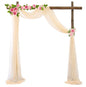 Wedding Arch Drape Chiffon Fabric Draping Curtain Drapery Wedding Birthday Party Decor Draping Ceremony Reception Hanging Decor