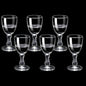 6-Pack Mini Stem Shot Glasses Set — 10/15/25 ml (0.34/0.51/0.85 fl oz) Clear Glass Mini Wine Cups for Sake & Spirits