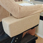 PU Foam Armrest Cushion Pad for Office & Gaming Chair, Linen-Style Elbow Rest — Removable Washable Cover, 10.6 x 4.7 x 3.9 in (27 x 12 x 10 cm)