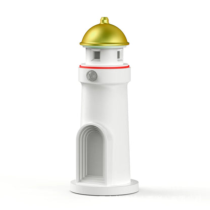 Moon Projection Night Light Lighthouse Lamp with Bluetooth Speaker, Remote & Motion Sensor — Ambient Bedroom & Kids Gift