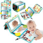 Black and White Baby Floor Mirror Tummy Time Sensory Toys 6-24 Months Baby Toys Montessori Toys Crawling Development Baby Toys