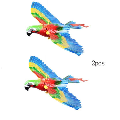 Interactive Flying Bird Cat Toy: Electric Hanging Eagle Teaser with Scratch Rope
