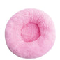 Orthopedic Donut Pet Bed – Calming Anti-Anxiety Round Dog & Cat Sofa, Washable Plush Bolster Bed (Fits 15.7–39.4 in / 40–100 cm)