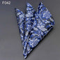 Men's Pocket Square 41 Colors - Plaid Dot Paisley Polyester Handkerchief 25 x 25 cm (9.8 x 9.8 in)