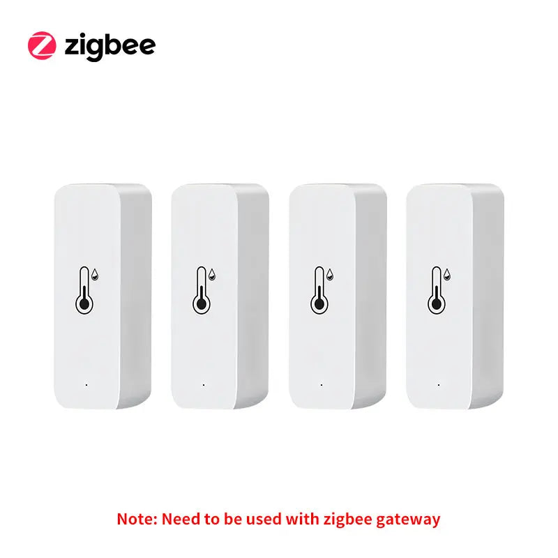 Tuya Wifi/Zigbee Temperature And Humidity Sensor Indoor Thermometer Smart Life Control For Home Work With Alexa Google Assistant
